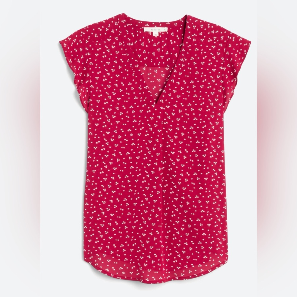 MONDAY FUN*StitchFix*Flutter sleeve blouse.